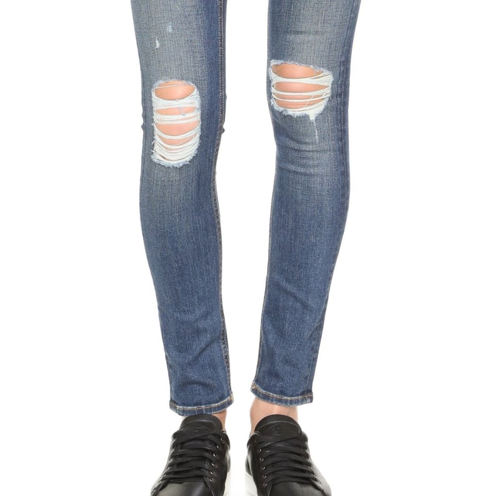 Rag & Bone - The Ripped Skinny Jeans - Destroyed Preston - Size 27 - RGJEA40262 - Picture 6 of 6